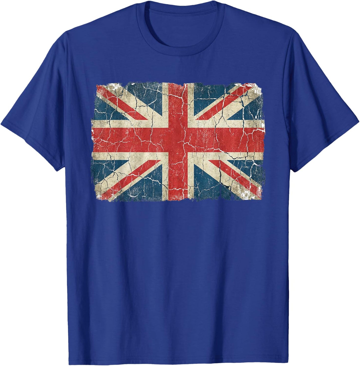 United Kingdom Union Jack Vintage Flag Souvenir T-Shirt - T-Shirt | Royal
