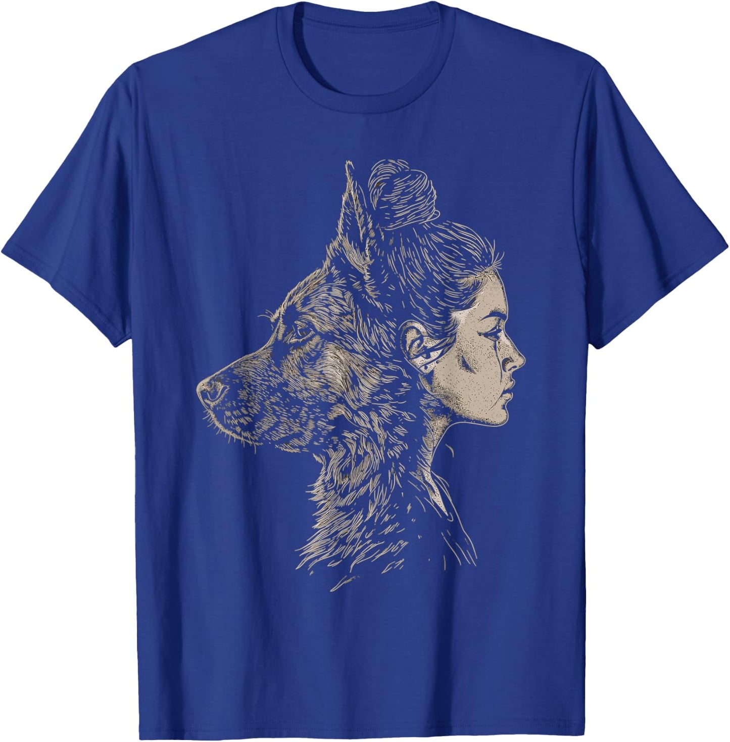 German Shepherd Mom Dog Art Lover Mother's Day T-Shirt - T-Shirt | Royal