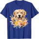 Watercolor Golden Retriever T-Shirt - T-Shirt | Royal