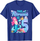 This mermaid is 5 Birthday Mermaid Girl 5 Years Old Cute T-Shirt - T-Shirt | Royal