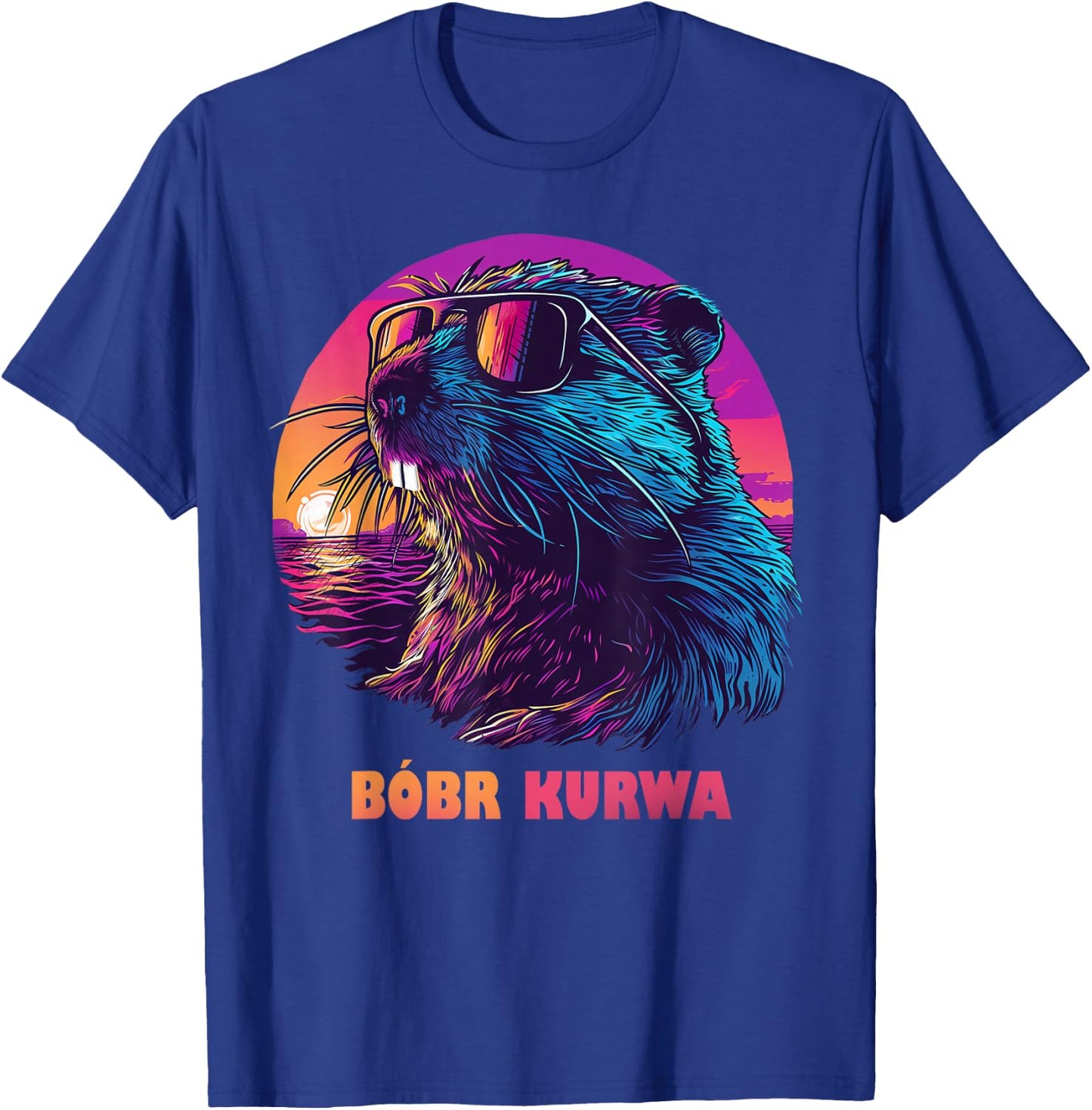 Funny Polish Beaver Meme Bóbr Bober T-Shirt - T-Shirt | Royal