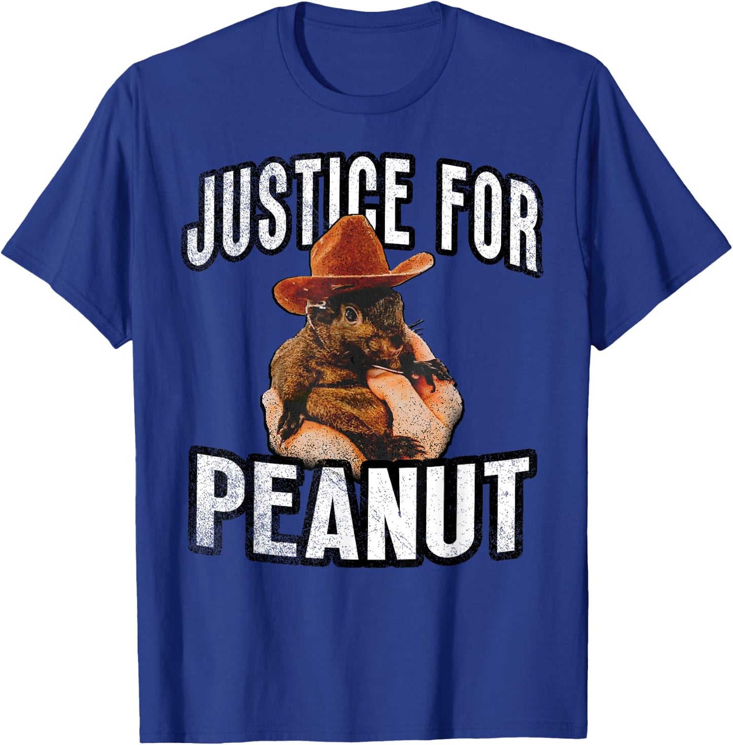 Justice for Peanut The Squirrel - Peanut Squirrel T-Shirt - T-Shirt | Royal