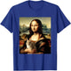 Mona Lisa With Bunny Funny Leonardo Da Vinci Art Painting T-Shirt - T-Shirt | Royal