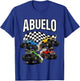 Monster Truck Abuelo Grandpa Birthday Family Crew Matching T-Shirt - T-Shirt | Royal