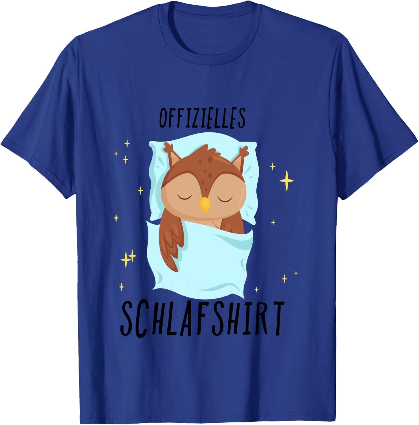 Eule Pyjama Schlafanzug Langarmshirt T-Shirt - T-Shirt | Royal