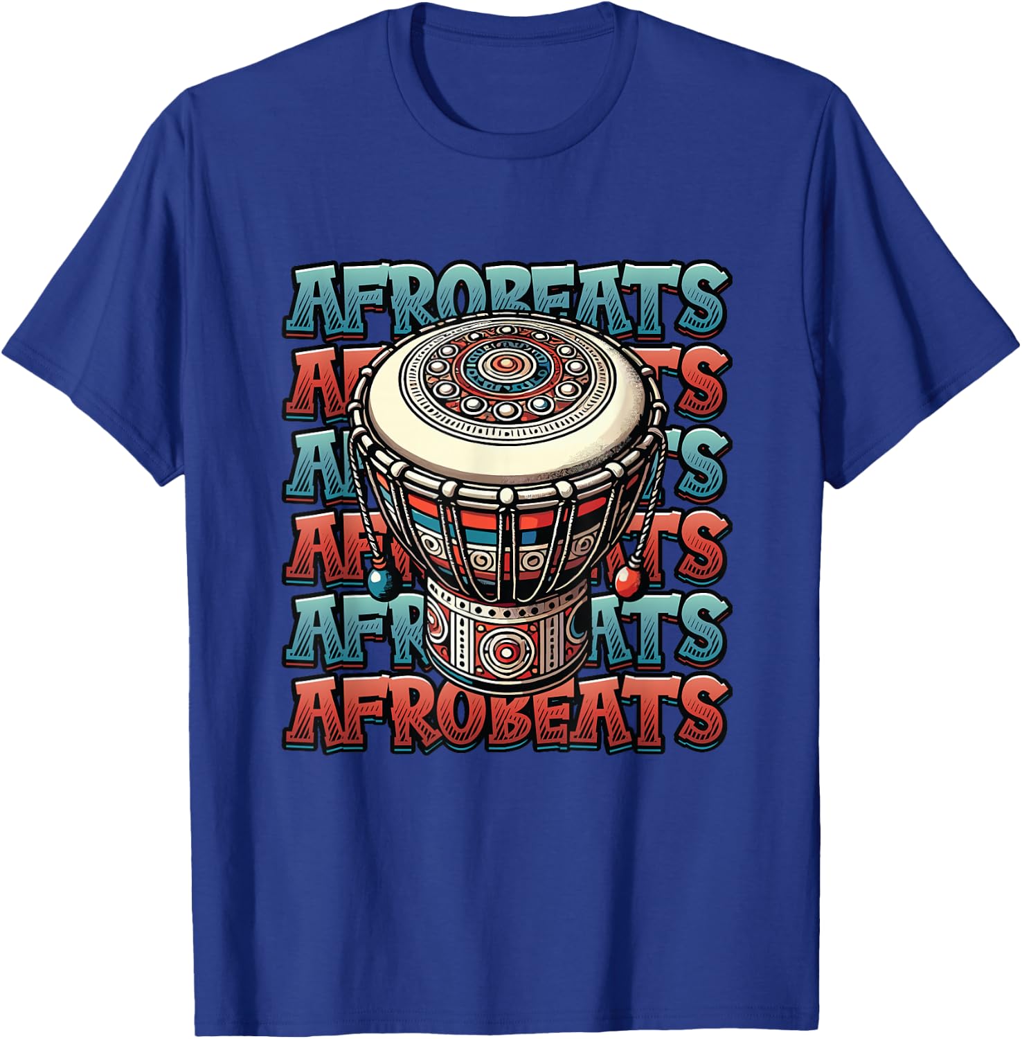 Afrobeat Djembe African Drum Music Djembe Player T-Shirt - T-Shirt | Royal