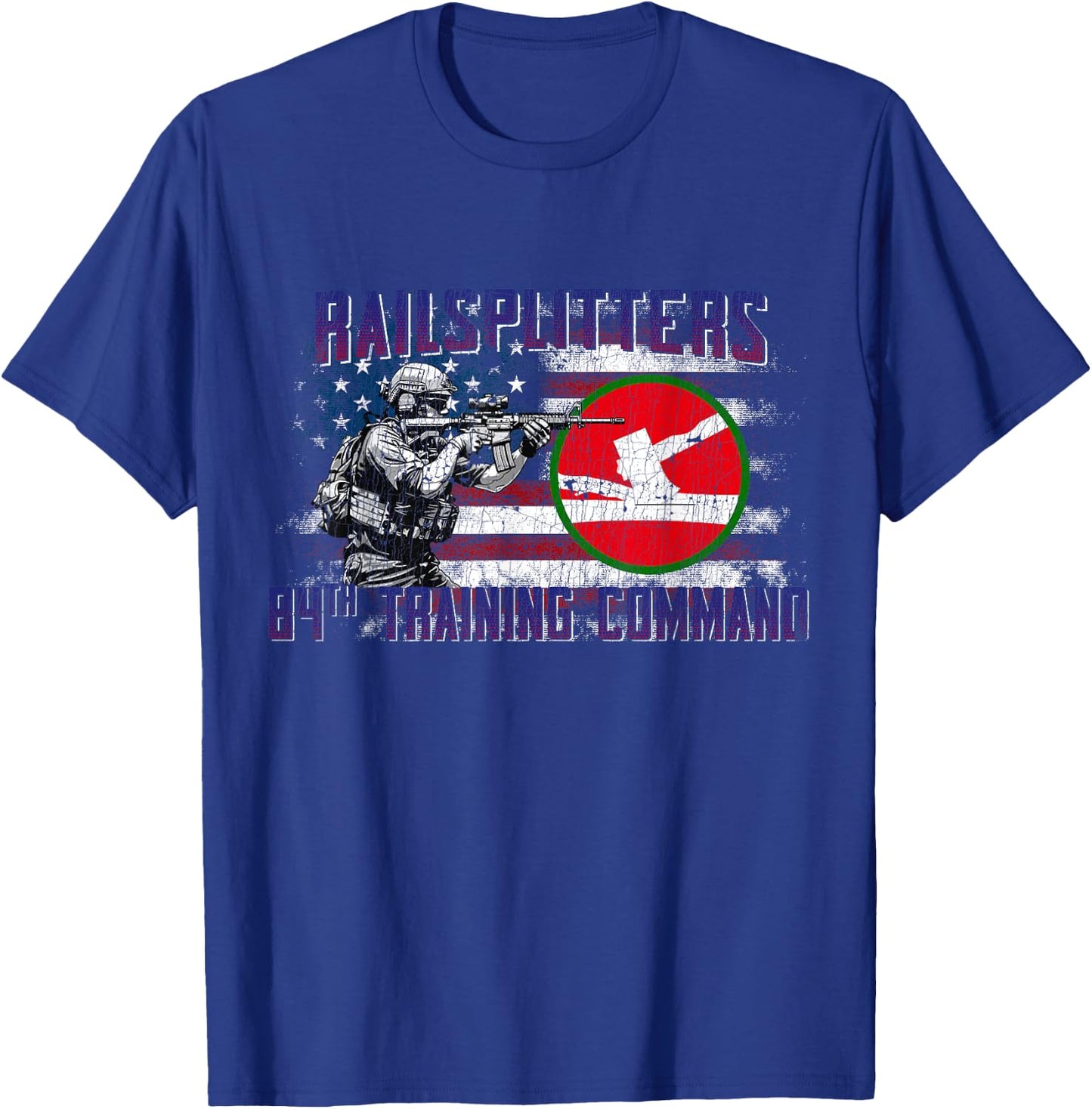 84th Infantry Division 84th ID Railsplitters Division Gifts T-Shirt - T-Shirt | Royal