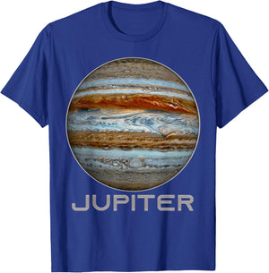 Jupiter Shirt, Sonnensystem Planet Damen Herren Kinder T-Shirt - T-Shirt | Royal