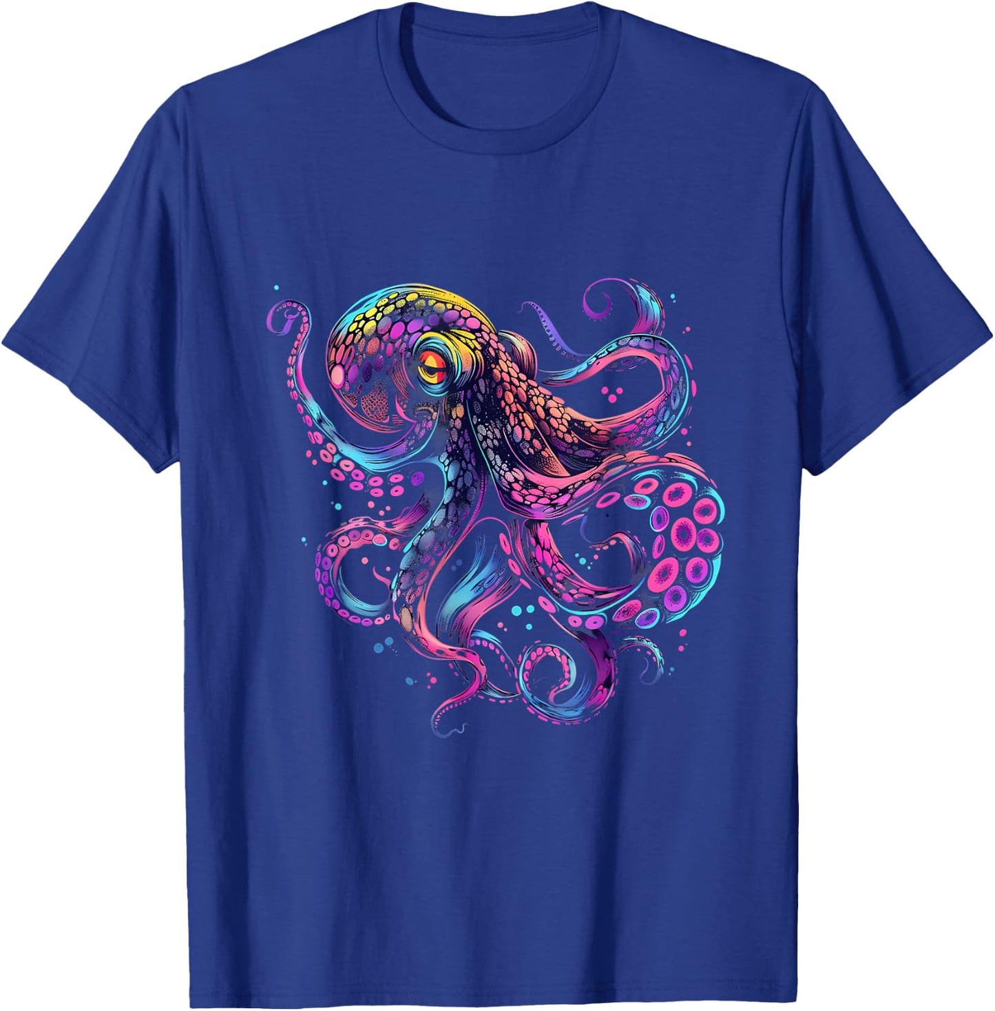 Ocean Sea Octopus Marine Mammal Kraken Sea Ocean Animal T-Shirt - T-Shirt | Royal