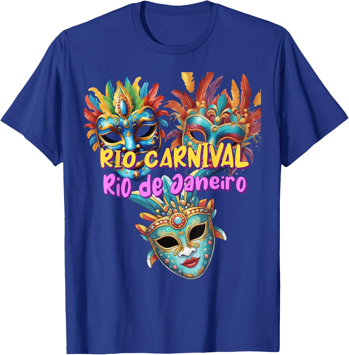 Rio Carnival Rio de Janeiro Brazil Circus Costume , black T-Shirt - T-Shirt | Royal