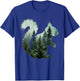 Eichhörnchen Naturliebhaber Wald Wandern Jagd Camping Jäger T-Shirt - T-Shirt | Royal