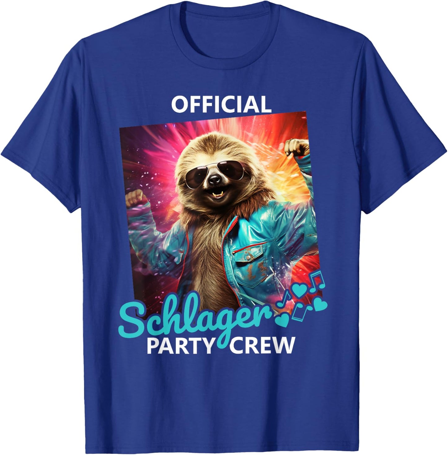 Official Schlager Party Crew T-Shirt - T-Shirt | Royal