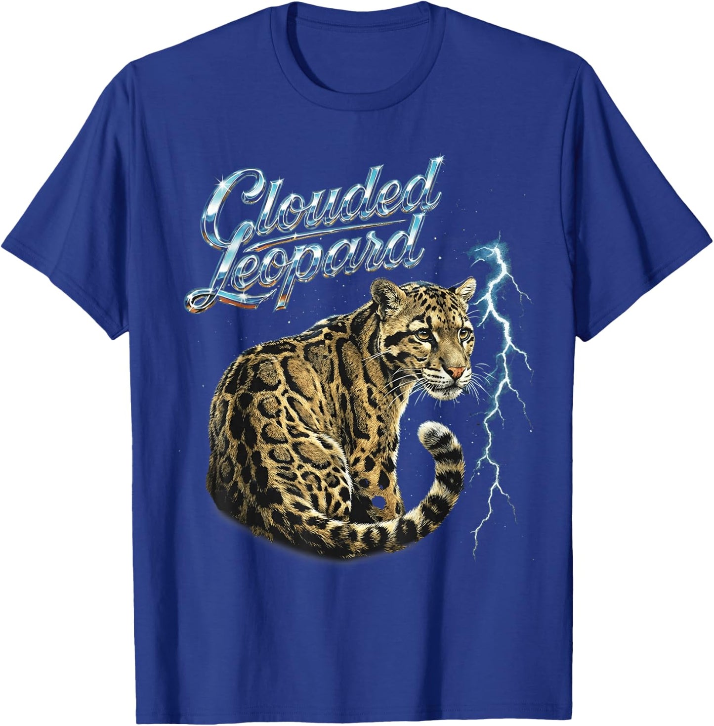 Clouded Leopard T-Shirt - T-Shirt | Royal