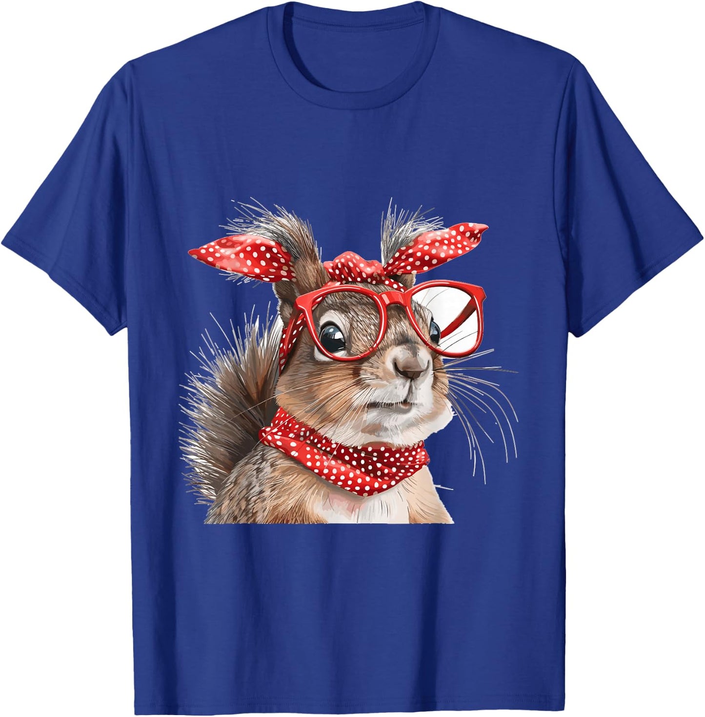 Squirrel Animal Lover Graphic T-Shirt - T-Shirt | Royal