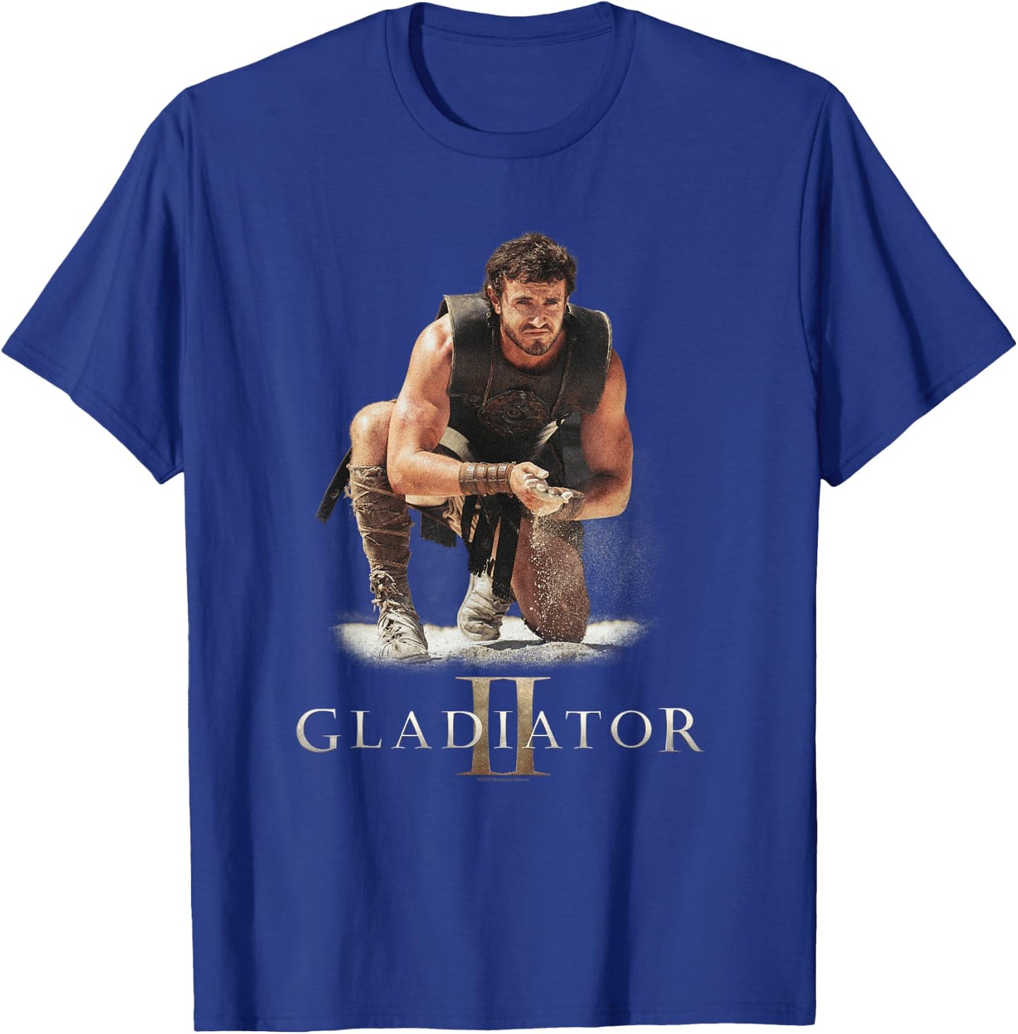 Lucius Verus Gladiator Battle - Schwarz, S - Klassisch, Einfarbig, Lizenziert und filminspiriert - -Erwachsene und Kinder T-Shirt - T-Shirt | Royal