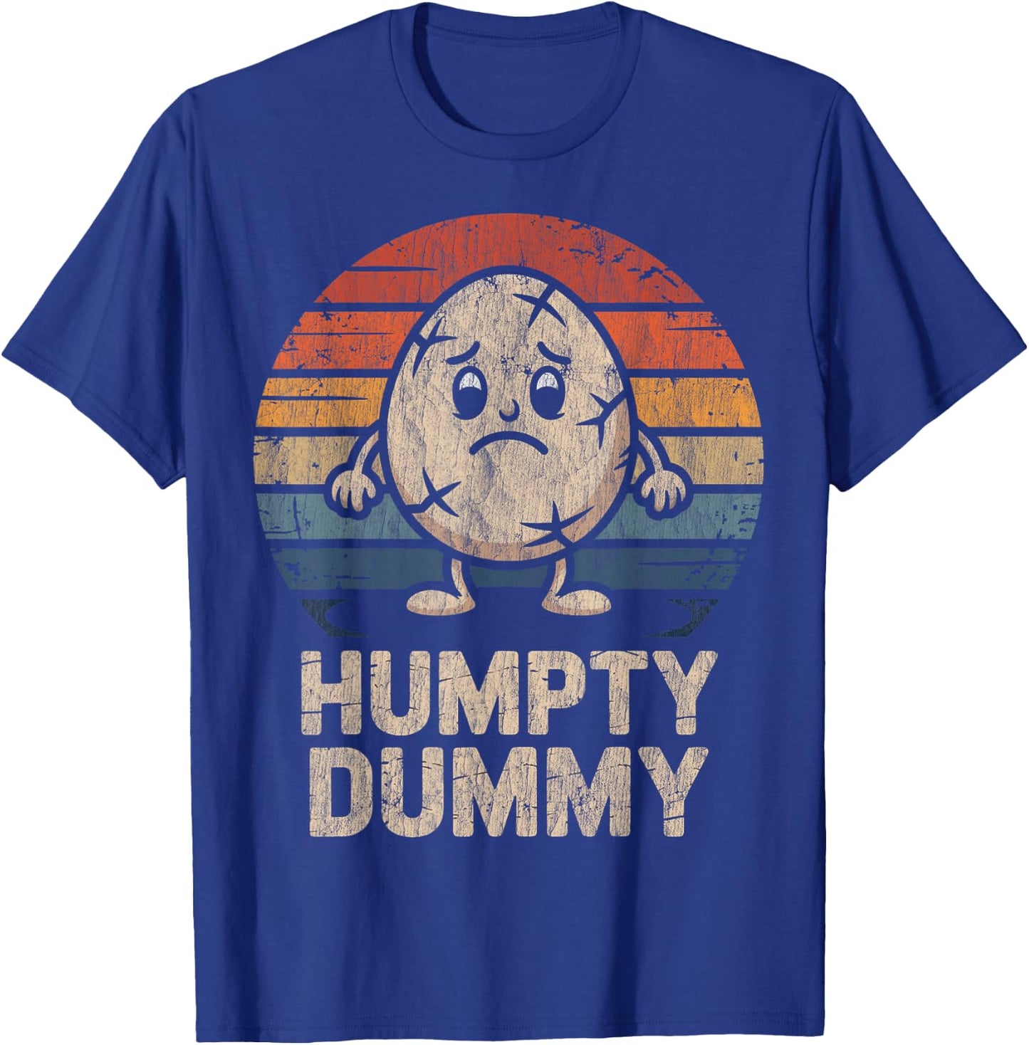 Humpty Dumpty Retro Sunset Vintage Nursery Rhyme T-Shirt - T-Shirt | Royal