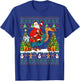 Dodo Bird Lover Funny Ugly Santa Riding Dodo Christmas T-Shirt - T-Shirt | Royal