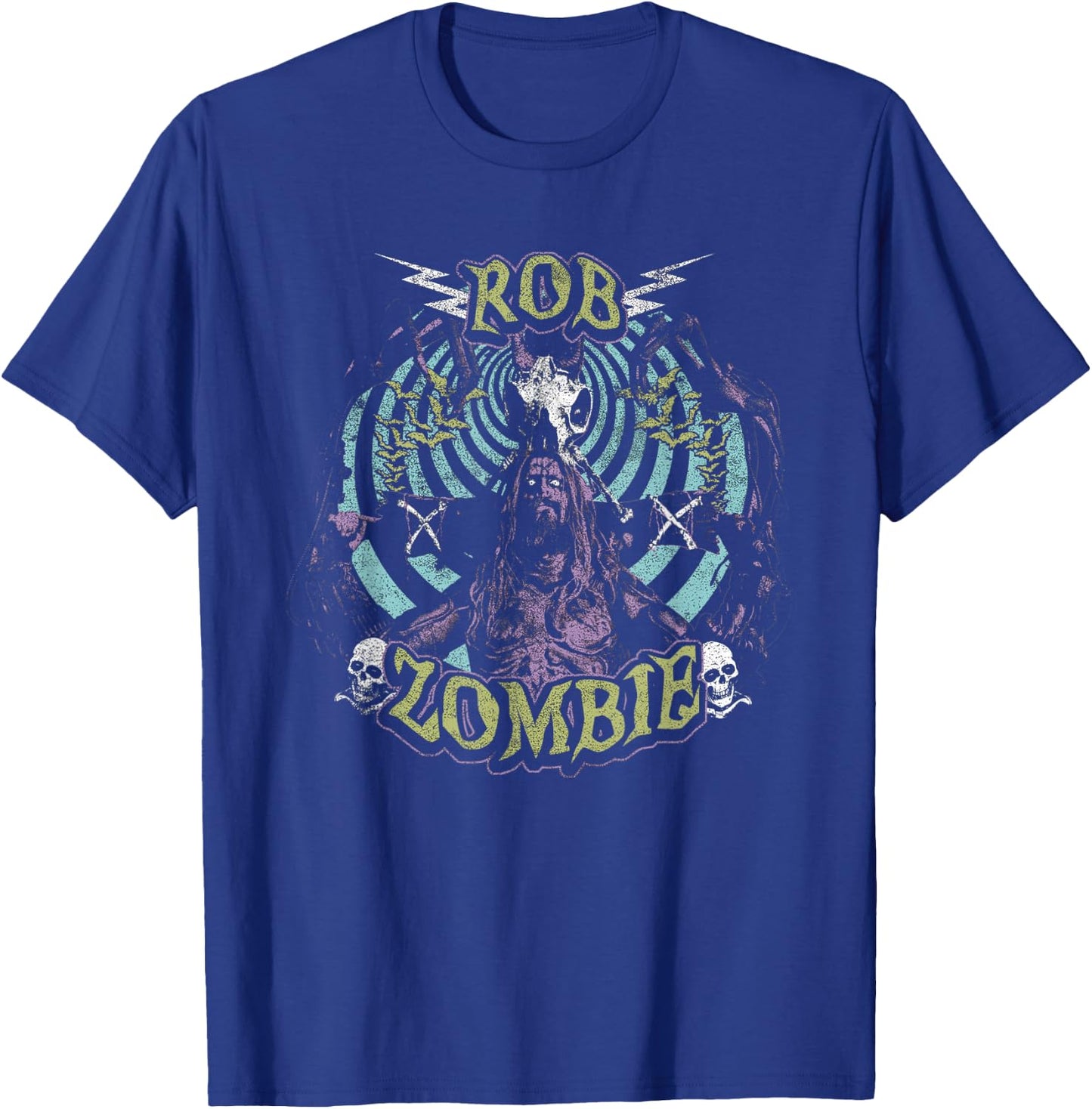 Rob Zombie Fall Spiral T-Shirt - T-Shirt | Royal