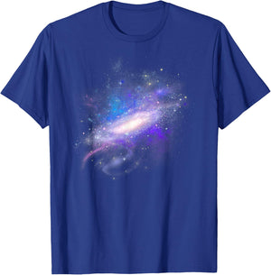 Galaxy Space Planets Universe Stars Moon Astronomer , black T-Shirt - T-Shirt | Royal