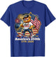 Patriotic Teddy Bear America's 250th Anniversary 1776 2026 T-Shirt - T-Shirt | Royal