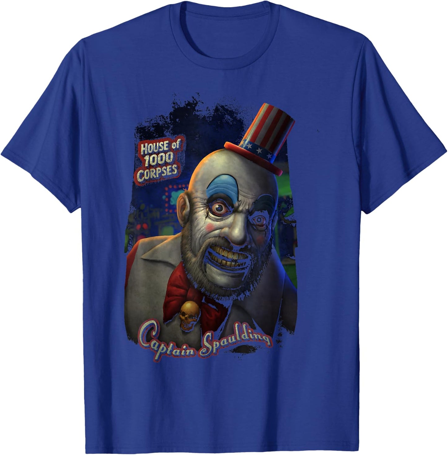 Rob Zombie – Captain Spaulding T-Shirt - T-Shirt | Royal