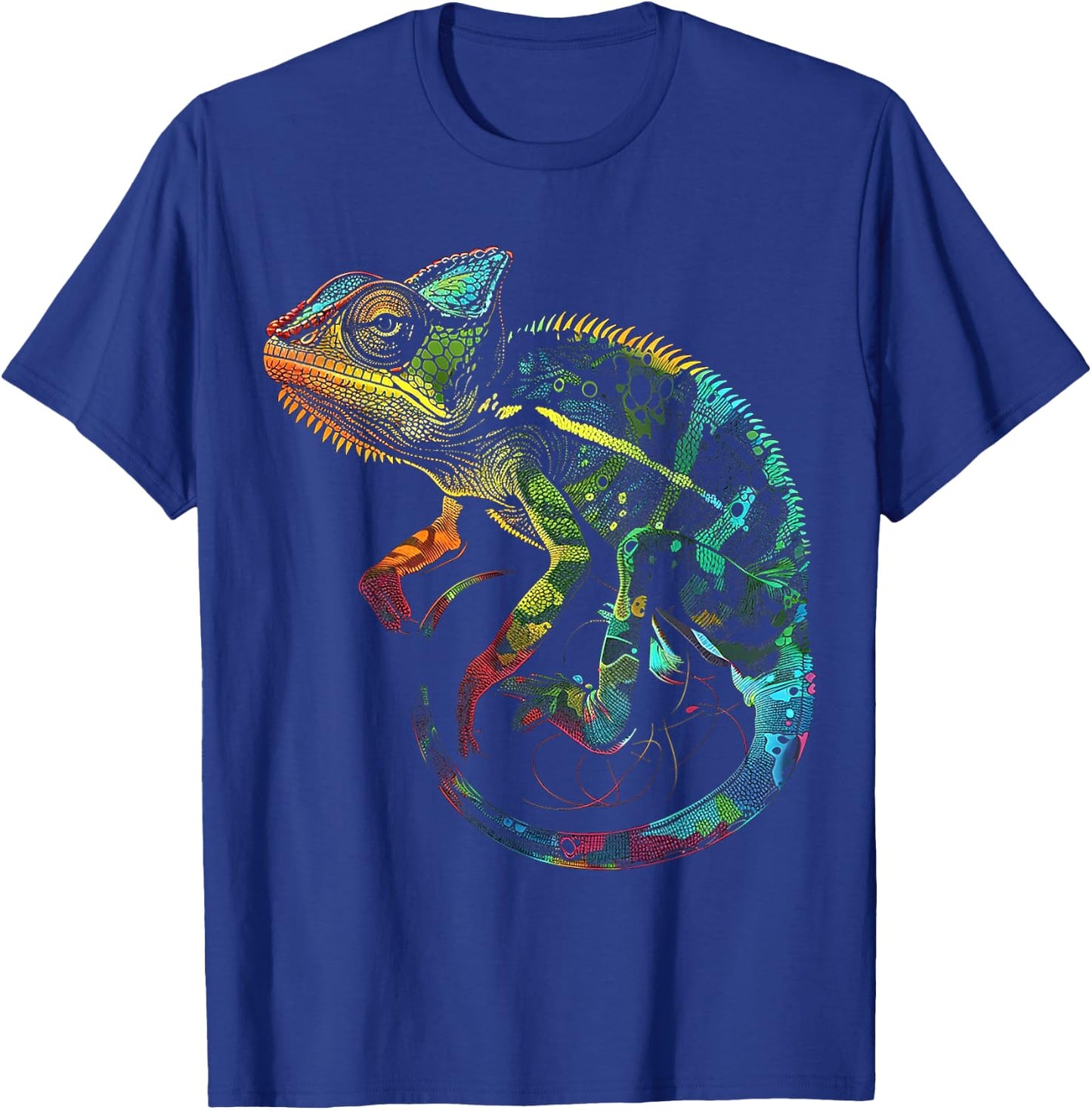 Chamäleon Tiermotiv Kunst Chamäleon T-Shirt - T-Shirt | Royal