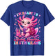 Back to School Im Ready to Axolotl Questions 5th Grade T-Shirt - T-Shirt | Royal