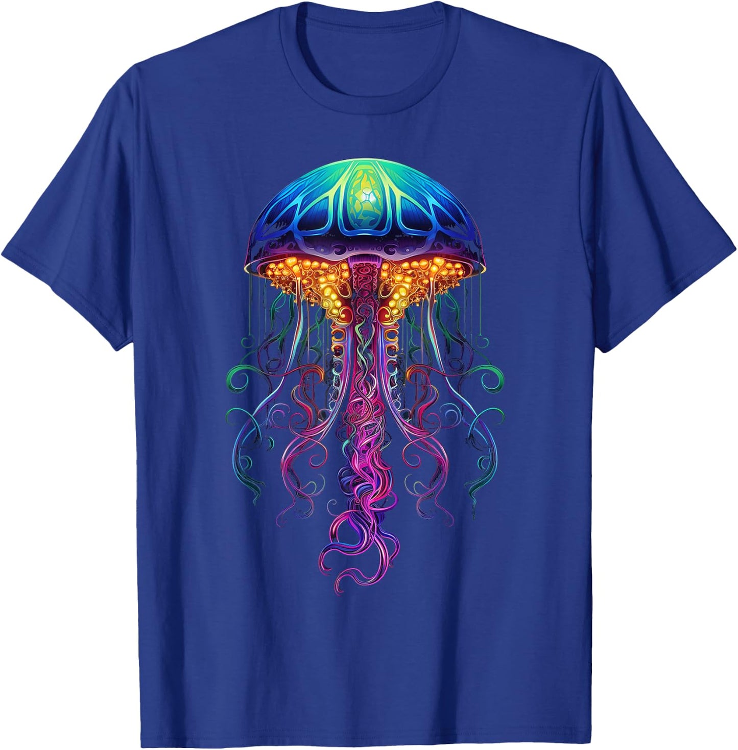 Jellyfish Fantasy Animal Colorful Art Jellyfish T-Shirt - T-Shirt | Royal