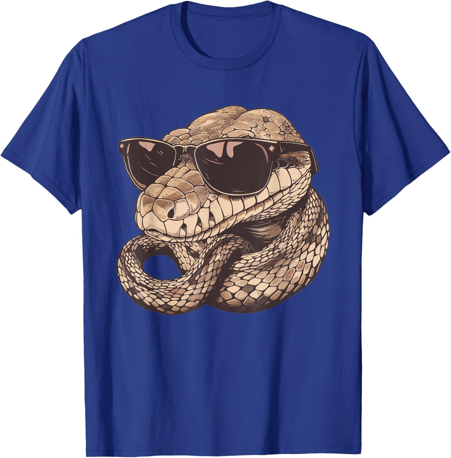 Boa Constrictor With Sunglasses T-Shirt - T-Shirt | Royal