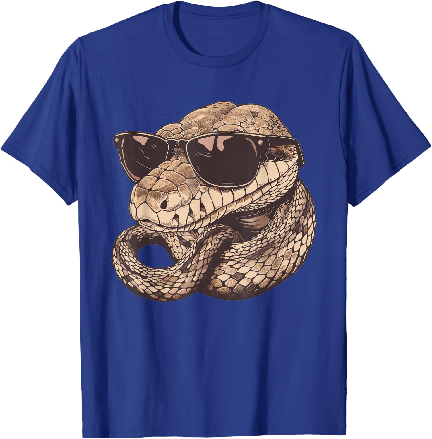 Boa Constrictor With Sunglasses T-Shirt - T-Shirt | Royal