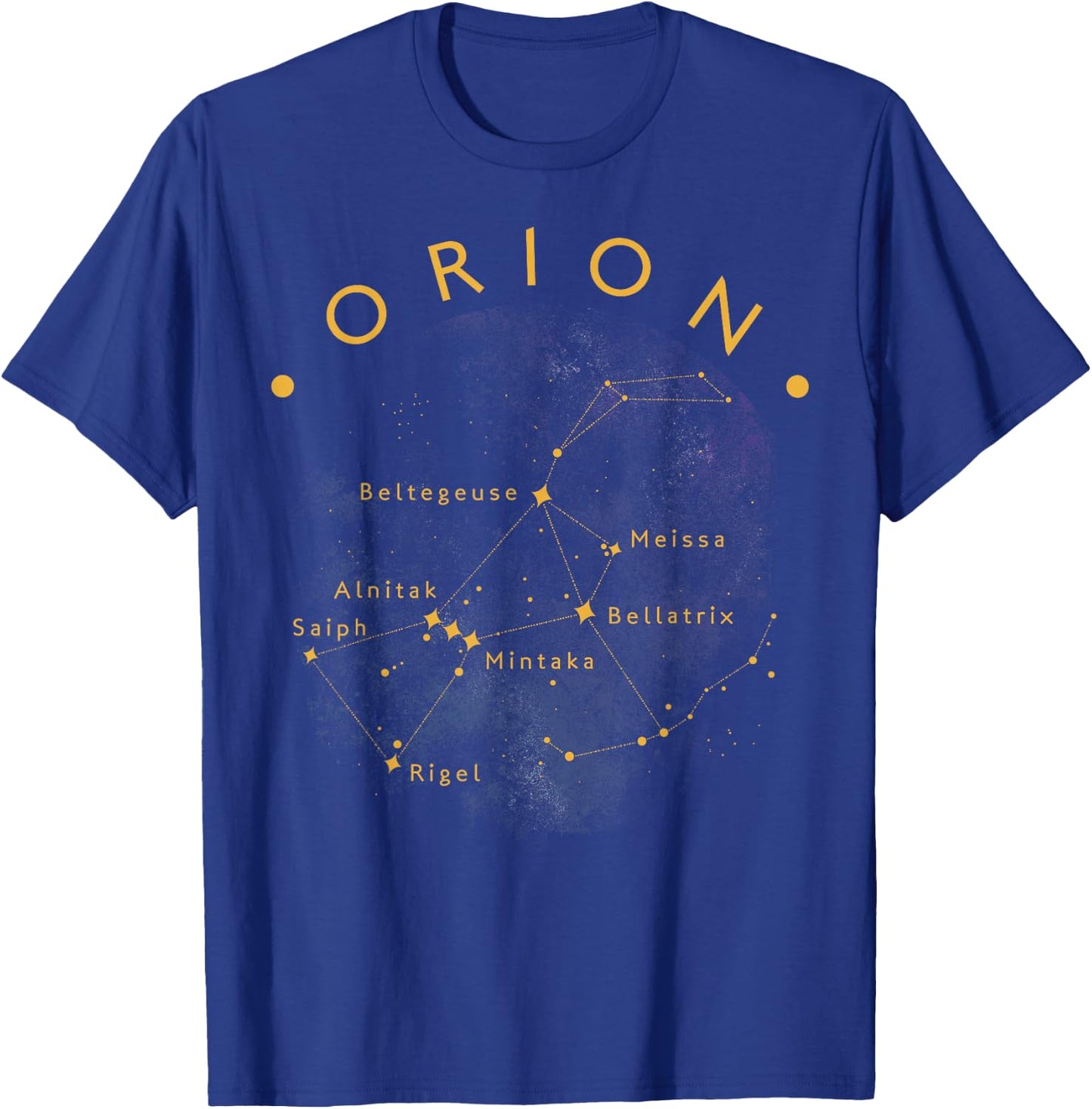 Orion Constellation Astronomy Lover Stargazing T-Shirt - T-Shirt | Royal