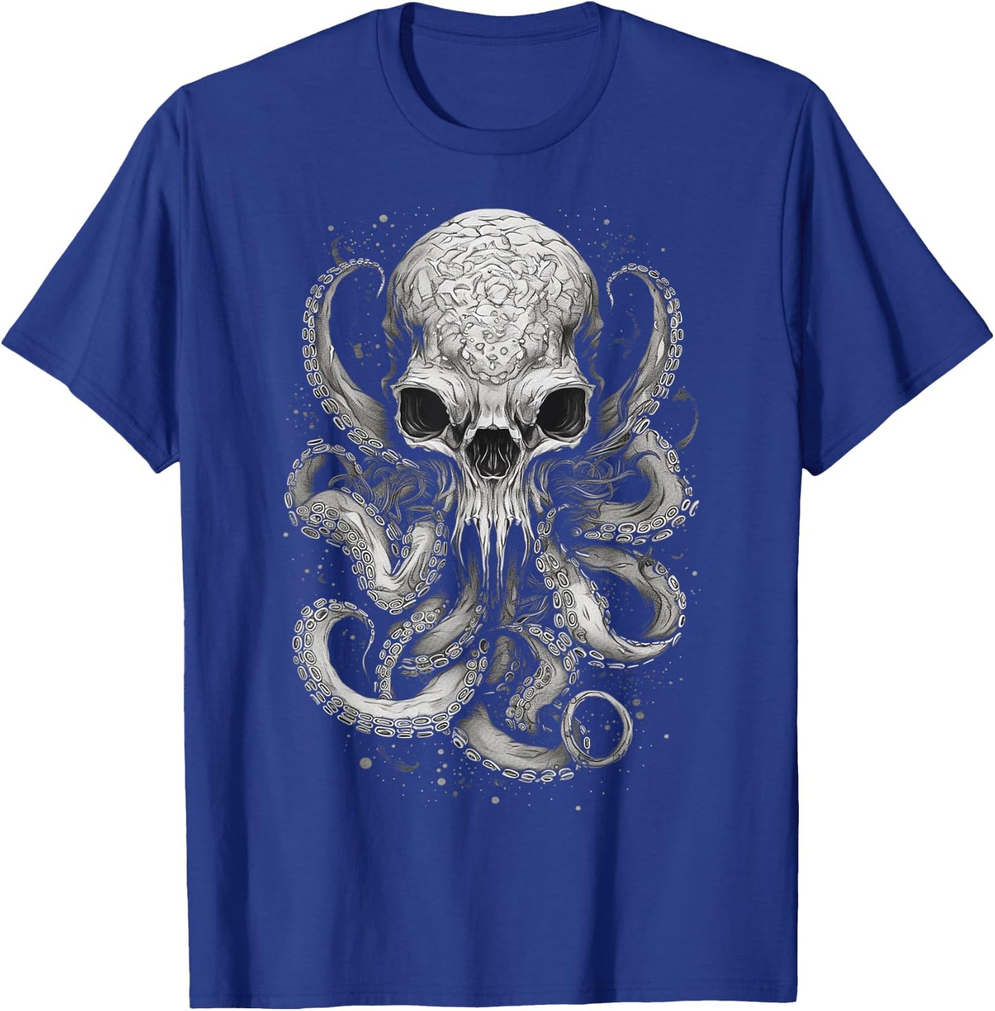 Cool Octopus Skull Monster Krakens Cthulhus Boys T-Shirt - T-Shirt | Royal