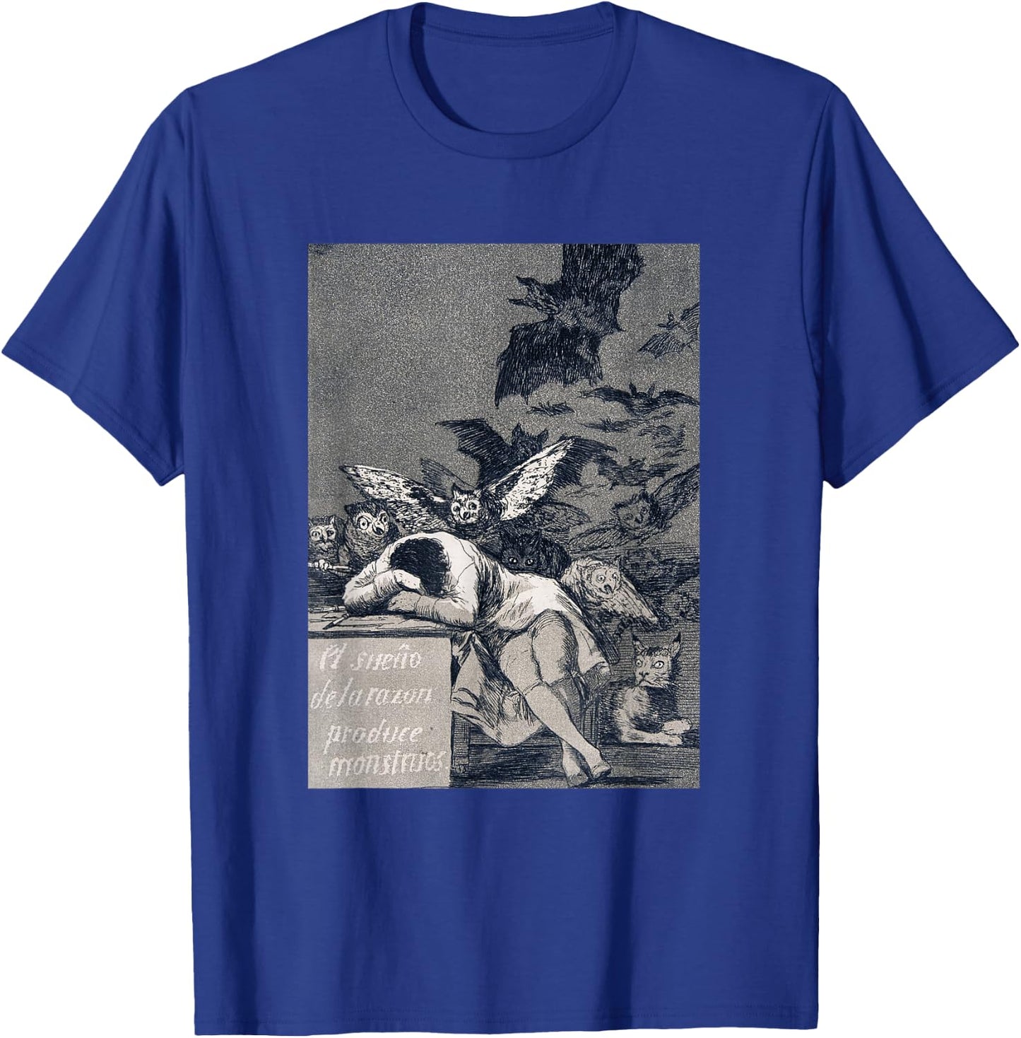 Francisco Goya - Der Schlaf der Vernunft bringt Monster hervor T-Shirt - T-Shirt | Royal
