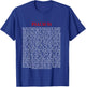 Psalms 91 Full KJV Bible Verse Protection & Safety Blessing T-Shirt - T-Shirt | Royal