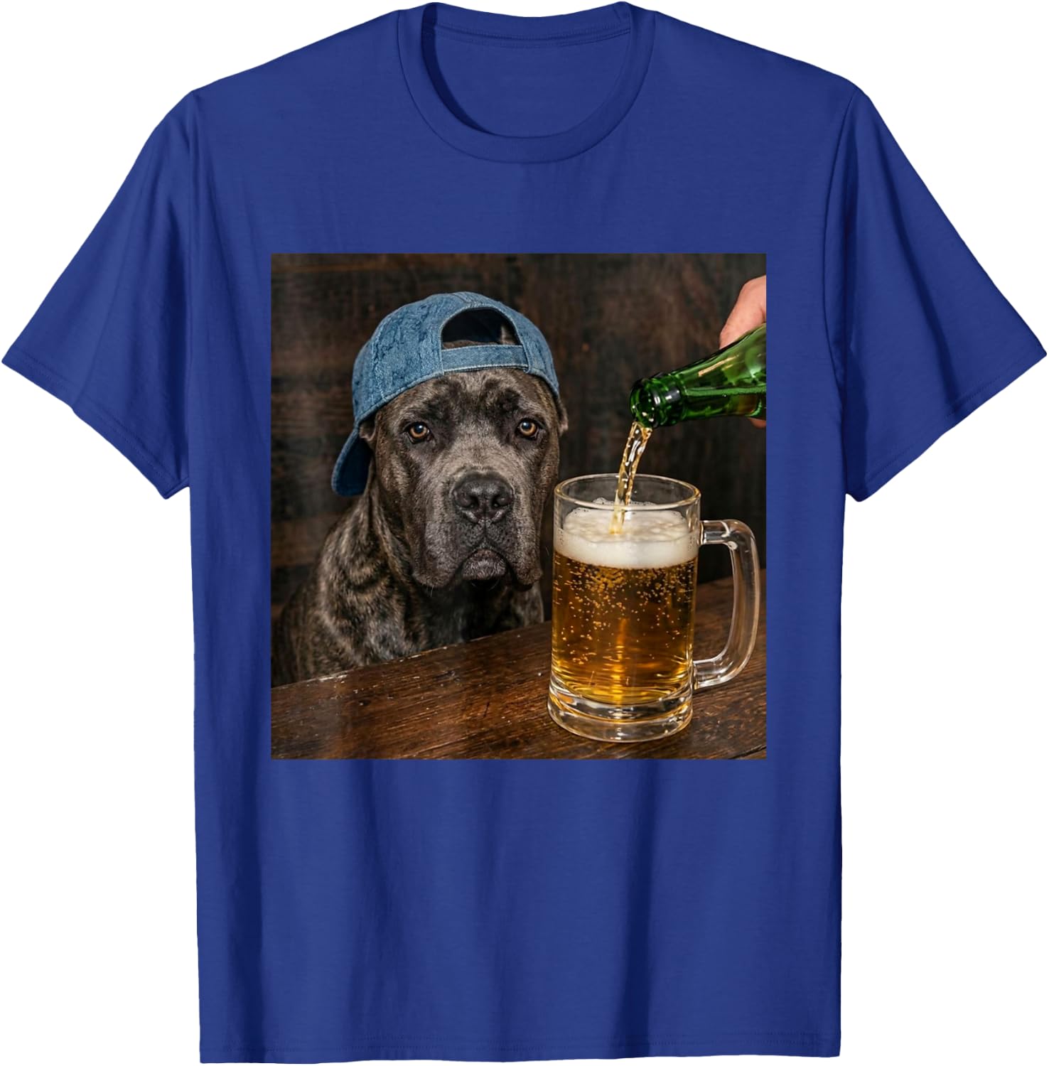 Cane Corso Drinking Beer Funny Cane Corso Dog Meme T-Shirt - T-Shirt | Royal