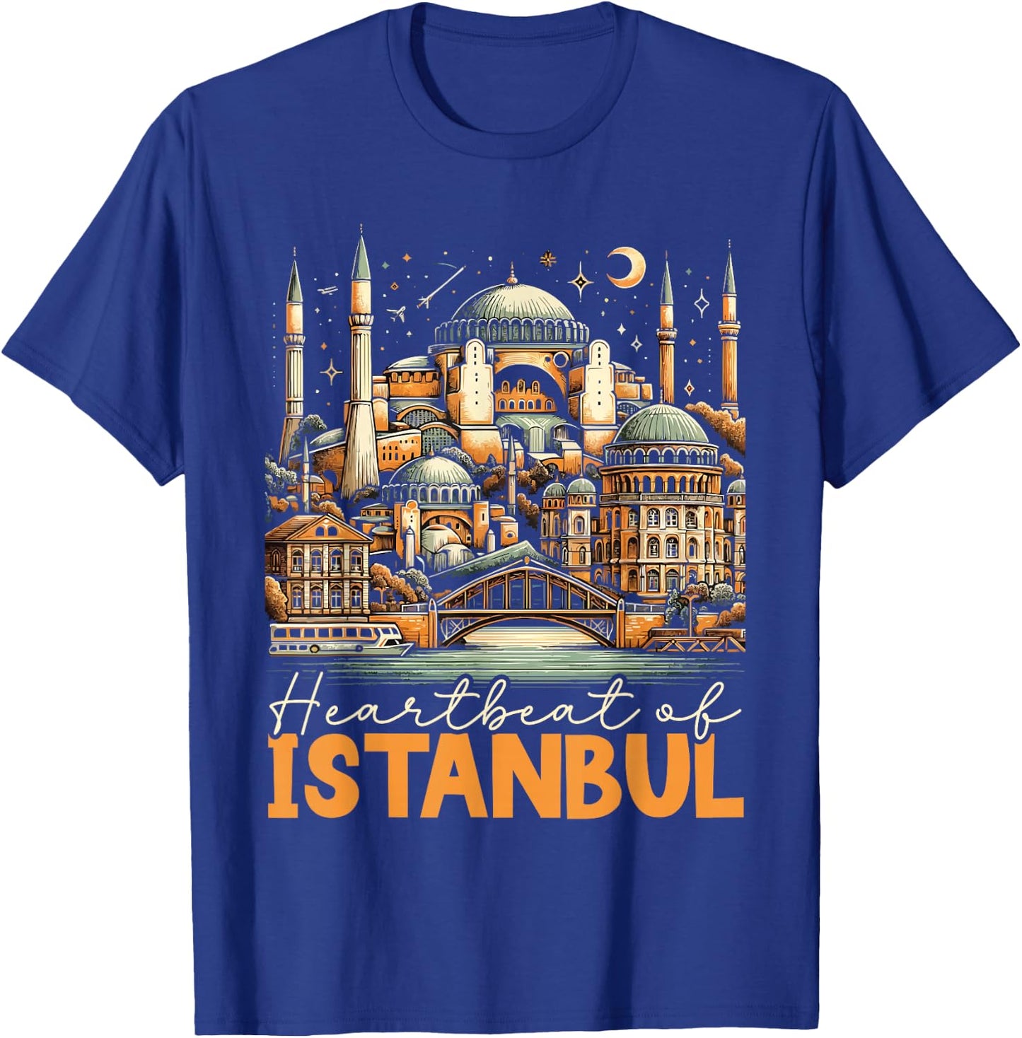 Istanbul Turkey Travel Vacation Turkish I Love Istanbul T-Shirt - T-Shirt | Royal