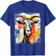 Funny Goat Retro 90s Street Art Graffiti Style Aesthetic T-Shirt - T-Shirt | Royal