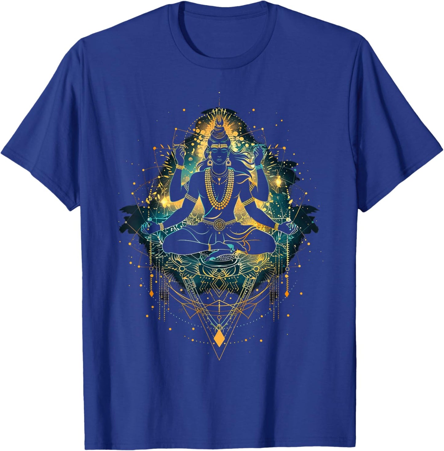 Shiva Spiritual Hindu God Tandava Dance Yoga Meditation , black T-Shirt - T-Shirt | Royal