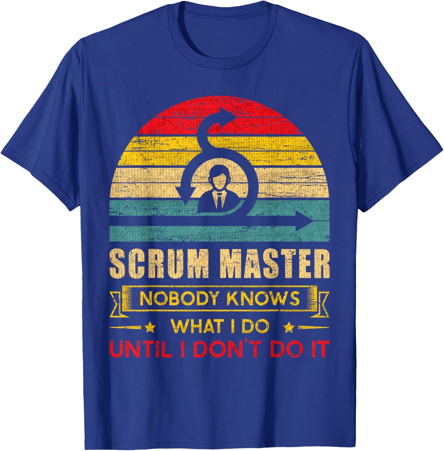 Agiler Trainer Praktiker Coaching Agiler Coach Scrum Master T-Shirt - T-Shirt | Royal
