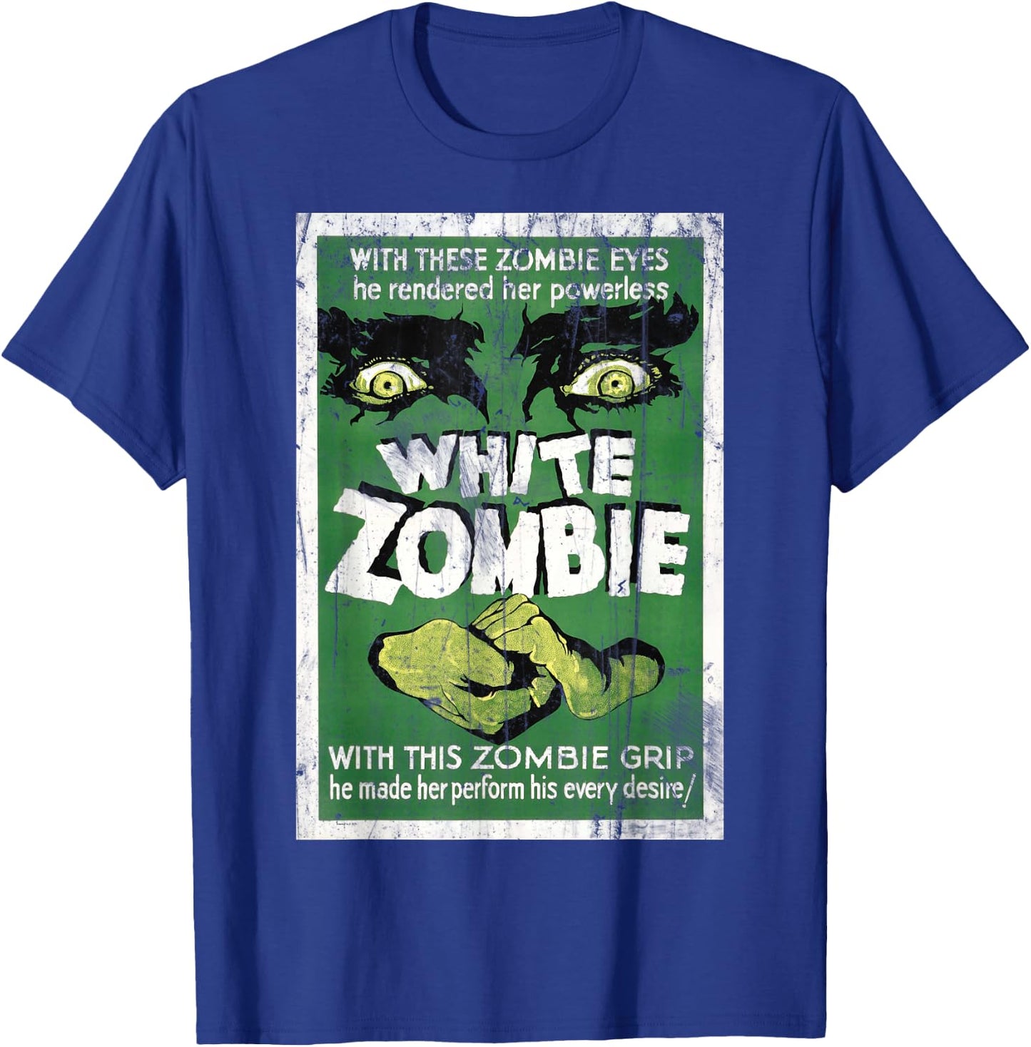 Vintage White Zombie Movie Poster T-Shirt - T-Shirt | Royal