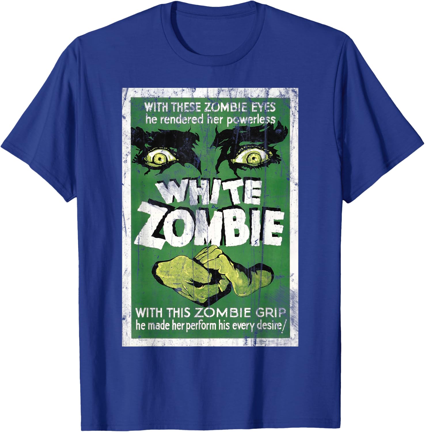 Vintage White Zombie Movie Poster T-Shirt - T-Shirt | Royal