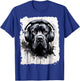 Pop Art Dog Cane Corso Music T-Shirt - T-Shirt | Royal