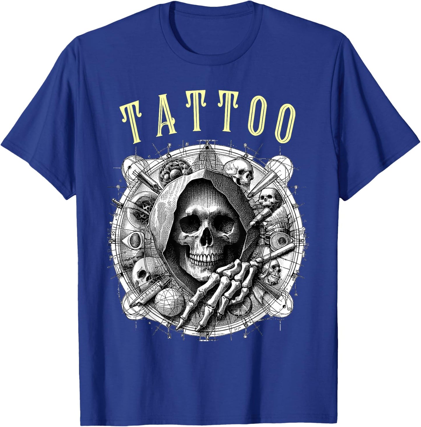 Tattoo Tattoo Skull Gift T-Shirt - T-Shirt | Royal
