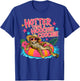 Hotter Than A Hoochie Coochie Leopard Pool Float Summer T-Shirt - T-Shirt | Royal