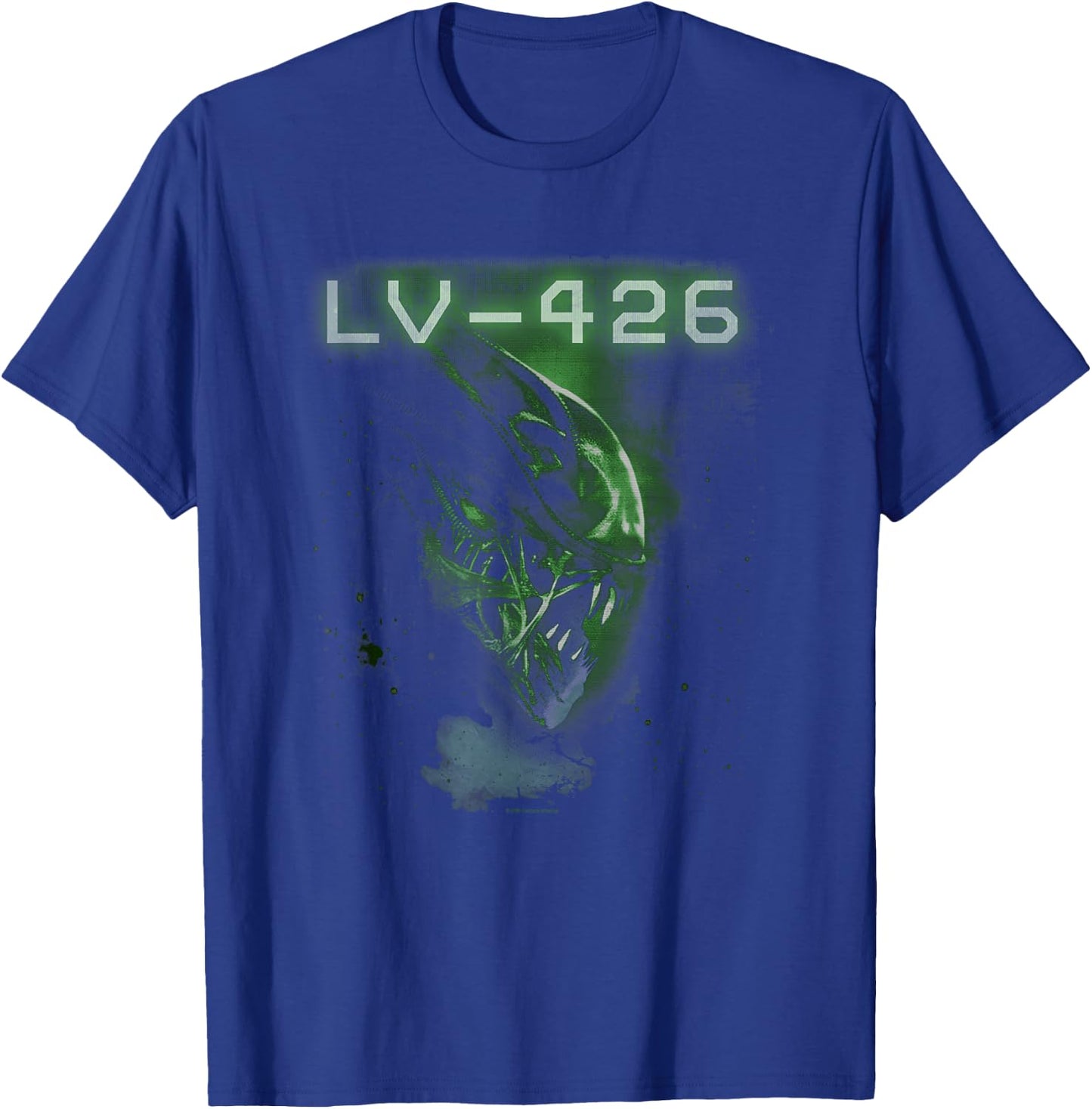 Aliens Lv-426 Iconic Angry Xenomorph Profile Chest Portrait T-Shirt - T-Shirt | Royal