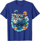 Funny Hippo Under Water Hippopotamus T-Shirt - T-Shirt | Royal