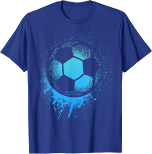 Soccer Player Sports Boys Men Soccer ball for kid T-Shirt - T-Shirt | Royal