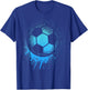 Soccer Player Sports Boys Men Soccer ball for kid T-Shirt - T-Shirt | Royal