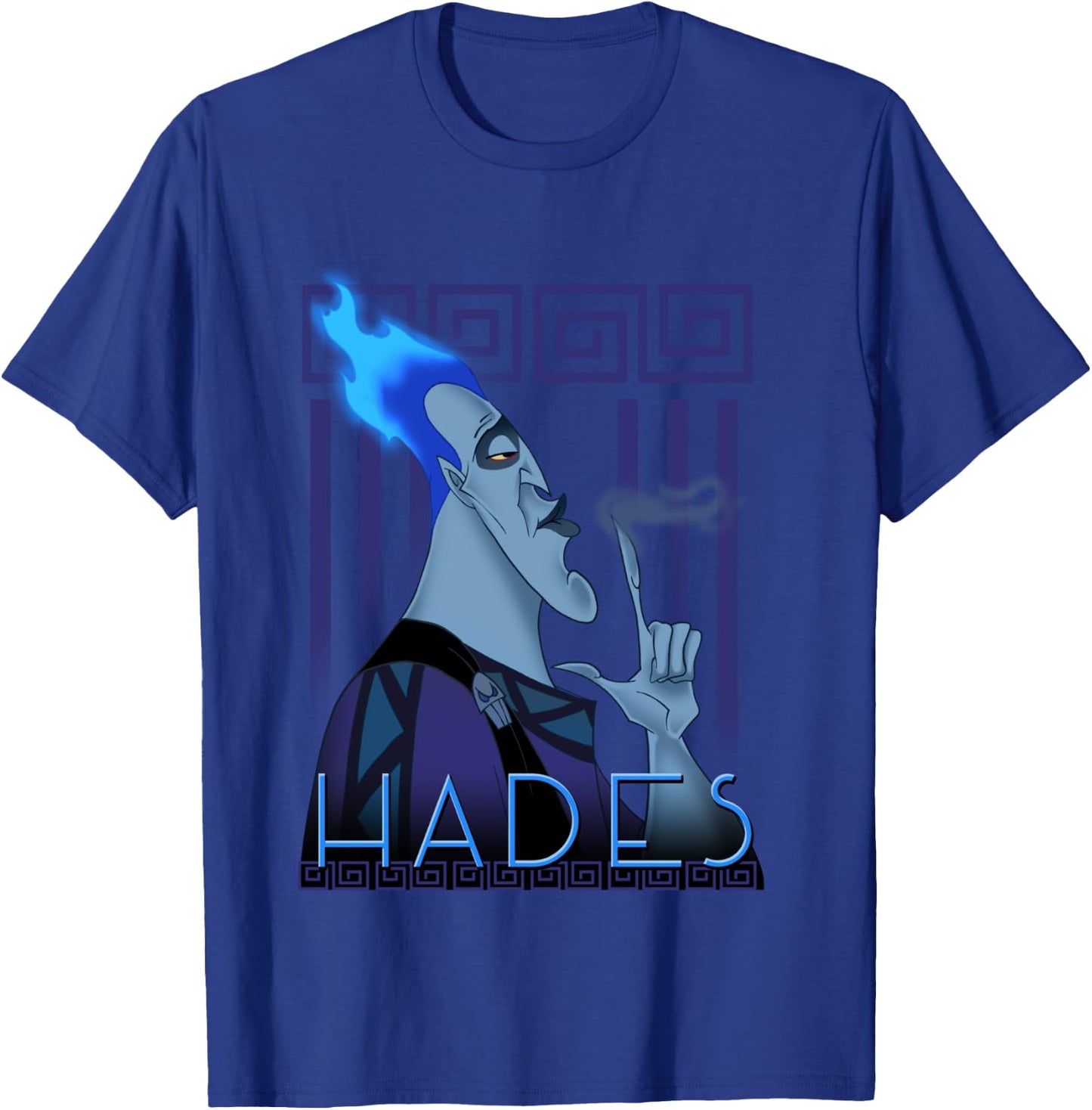 Profile Portrait of Hades Finger Smoke of Disney Villains T-Shirt - T-Shirt | Royal