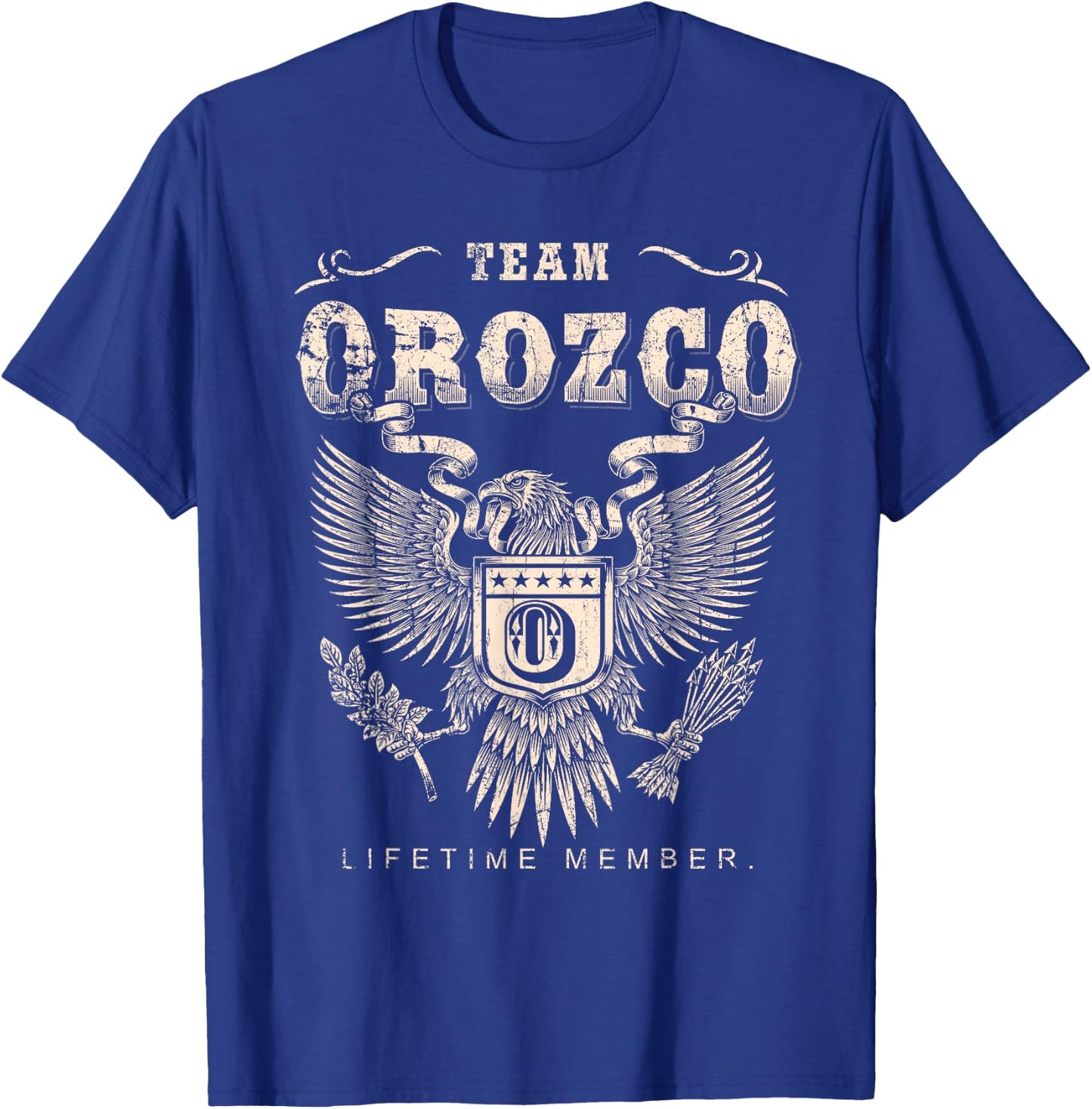 Team Orozco Family Name Lifetime Member T-Shirt - T-Shirt | Royal